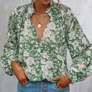 Floral Long Sleeve Blouse